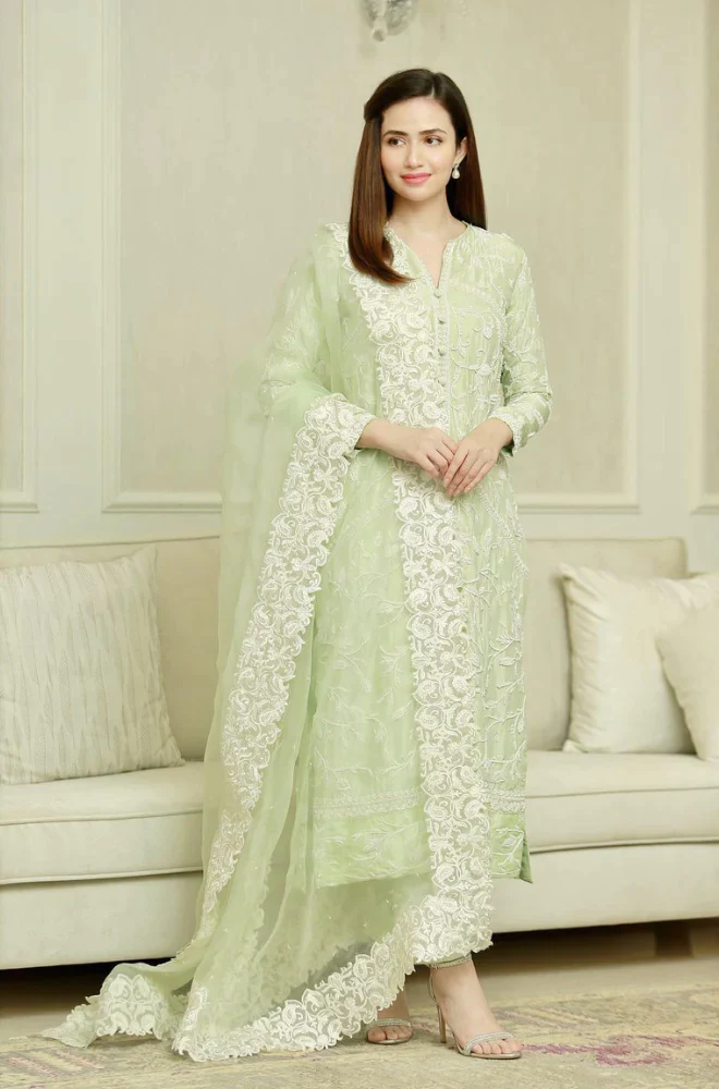 Bareeze - 3PC Lawn Embroidered Suit - FFU0226 - Farakh Fabrics