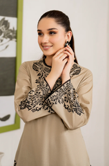 Garnet - 3PC Lawn Embroidered Suit - FFU0222 - Farakh Fabrics