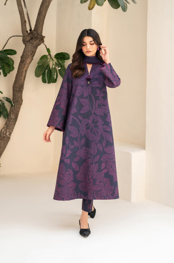 Sapphire - 3PC Lawn Digital Print Dress - FFU0284 - Farakh Fabrics