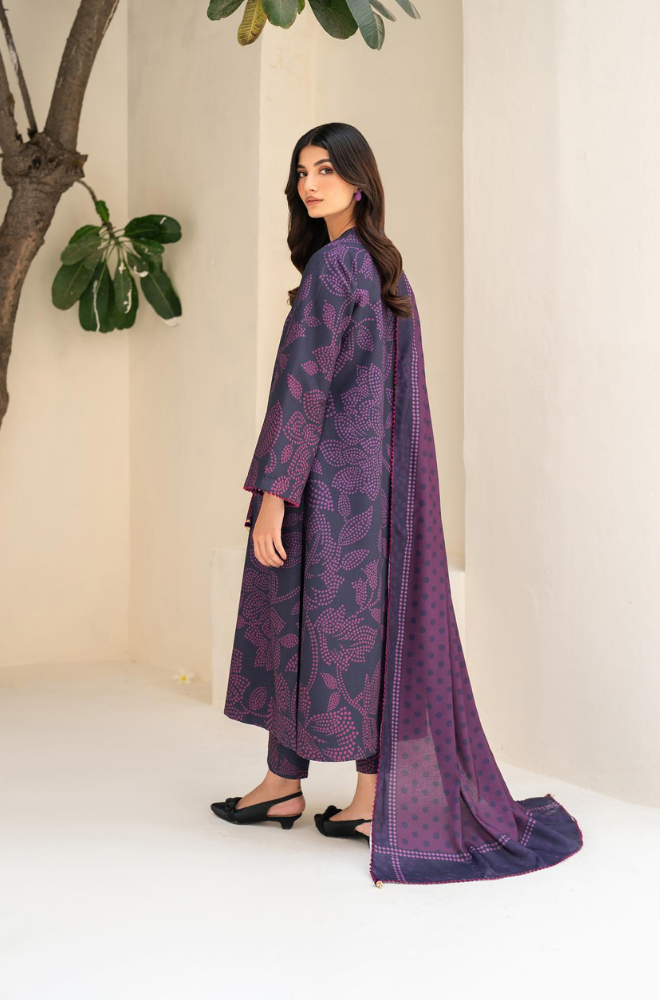 Sapphire - 3PC Lawn Digital Print Dress - FFU0284 - Farakh Fabrics