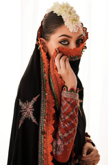 Hussain Rehar - 3PC Lawn Embroidered Suit - FFU0344 - Farakh Fabrics