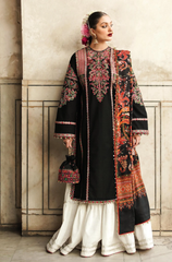 Hussain Rehar - 3PC Lawn Embroidered Suit - FFU0344 - Farakh Fabrics