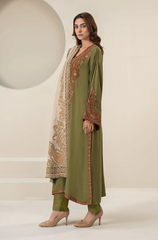 Maria B - 3PC Lawn Embroidered Suit- FFU0148 - Farakh Fabrics