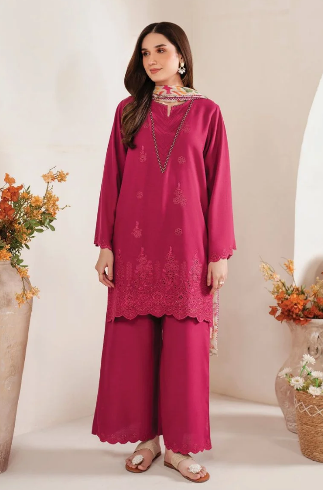 Shanzay - 3PC Lawn Embroidered Suit - FFU0210 - Farakh Fabrics