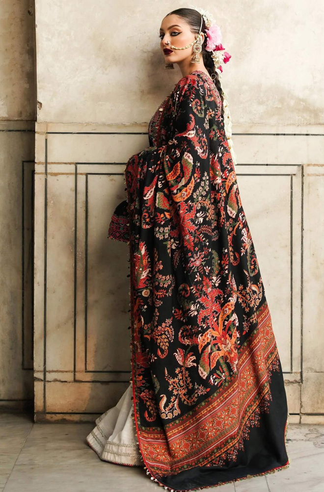 Hussain Rehar - 3PC Lawn Embroidered Suit - FFU0344 - Farakh Fabrics