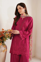 Shanzay - 3PC Lawn Embroidered Suit - FFU0210 - Farakh Fabrics
