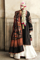 Hussain Rehar - 3PC Lawn Embroidered Suit - FFU0344 - Farakh Fabrics