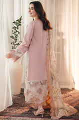 Qalamkar - 3PC Lawn ChickenKari Embroidered Suit - FFU0347 - Farakh Fabrics