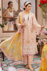 MUSHQ - 3PC Lawn Embroidered Suit- FFU0147 - Farakh Fabrics
