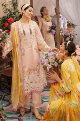 MUSHQ - 3PC Lawn Embroidered Suit- FFU0147 - Farakh Fabrics