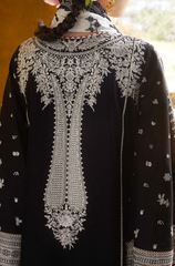 Qalamkar - 3PC Lawn Embroidered Suit -FFU0348 - Farakh Fabrics