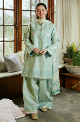 Coco By Zara Shahjaha - 3PC Lawn Embroidered Suit - FFU0341 - Farakh Fabrics