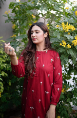Sapphire - 2PC Lawn Embroidered Suit - FFU0159 - Farakh Fabrics