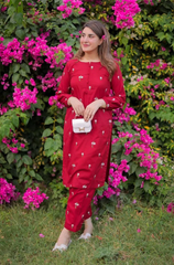 Sapphire - 2PC Lawn Embroidered Suit - FFU0159 - Farakh Fabrics
