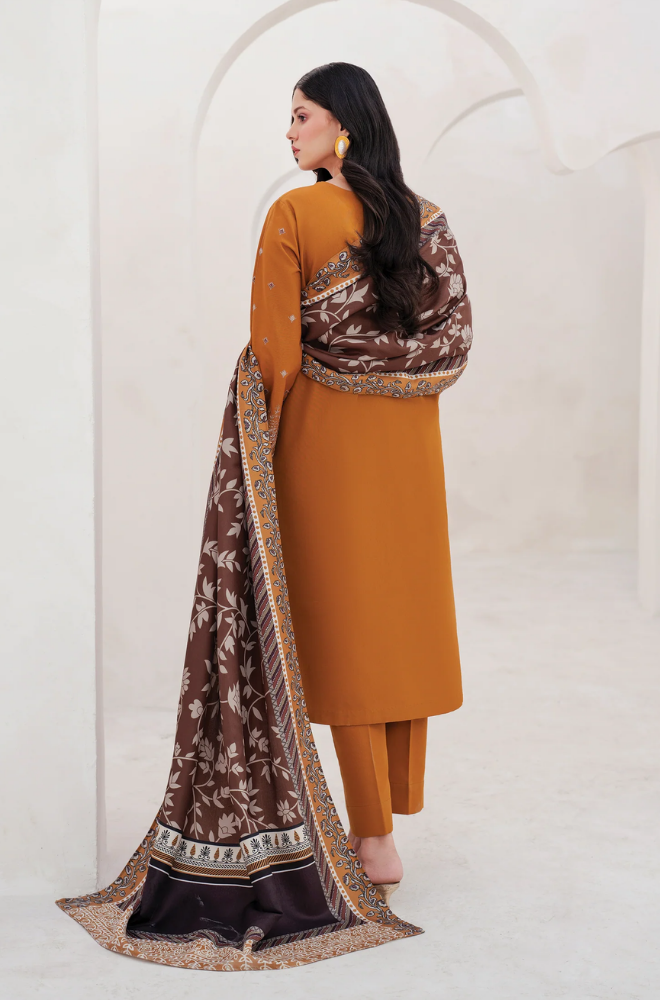 Garnet - 3PC Lawn Embroidered Suit - FFU0355 - Farakh Fabrics