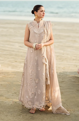 Qalamkar - 3PC Lawn ChickenKari Embroidered Suit - FFU0339 - Farakh Fabrics