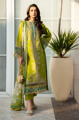 Charizma - 3PC Lawn Embroidered Suit - FFU0193 - Farakh Fabrics