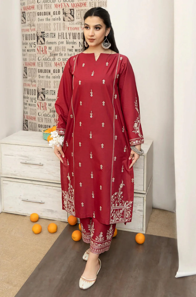 Urge - 3PC Lawn Embroidered Suit - FFU0158 - Farakh Fabrics