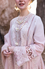 Qalamkar - 3PC Lawn ChickenKari Embroidered Suit - FFU0351 - Farakh Fabrics