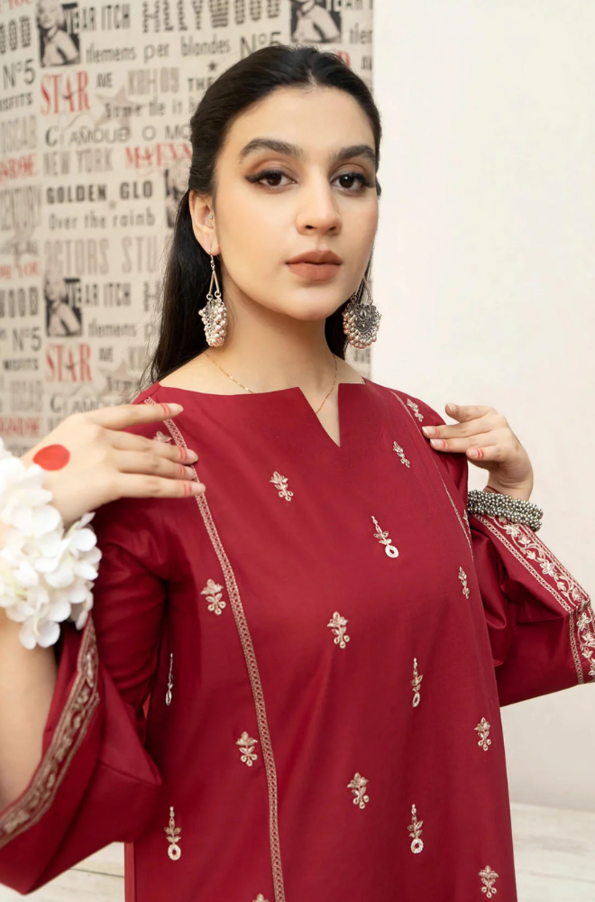 Urge - 3PC Lawn Embroidered Suit - FFU0158 - Farakh Fabrics