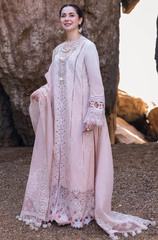 Qalamkar - 3PC Lawn ChickenKari Embroidered Suit - FFU0351 - Farakh Fabrics