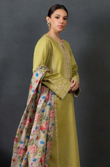Coco By ZaraShahjahan - 3PC Lawn Embroidered Suit - FFU0206 - Farakh Fabrics