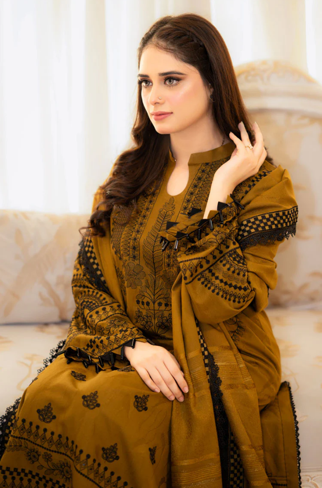 Urge - 3PC Lawn Embroidered Suit - FFU0333 - Farakh Fabrics