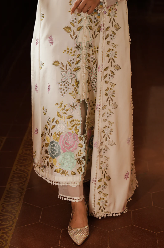 Cross Stitch - 3PC Lawn Embroidered Suit - FFU0313 - Farakh Fabrics