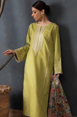 Coco By ZaraShahjahan - 3PC Lawn Embroidered Suit - FFU0206 - Farakh Fabrics