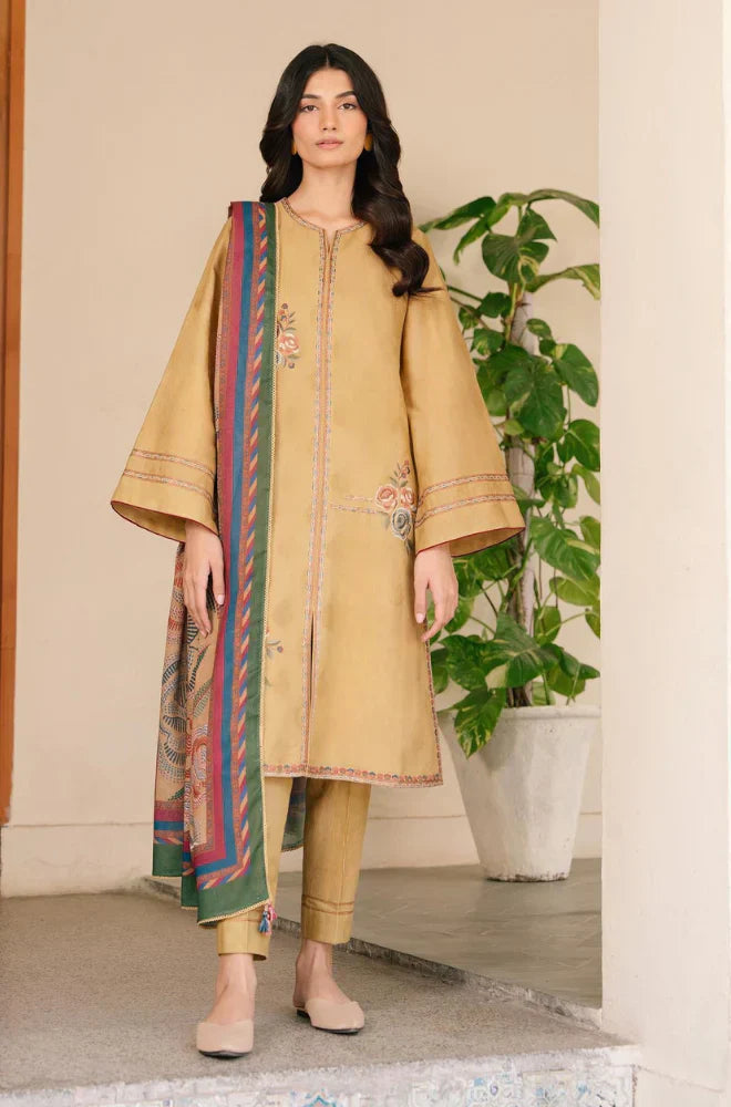 Jazmin - 3PC Lawn Embroidered Dress - FFU0143 - Farakh Fabrics