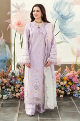 Qalamkar - 3PC Lawn ChickenKari Embroidered Suit - FFU0332 - Farakh Fabrics