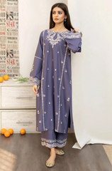 URGE - 3PC Lawn Embroidered Suit - FFU0143 - Farakh Fabrics