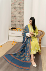 Urge - 3PC Lawn Embroidered Suit - FFU0173 - Farakh Fabrics