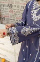 URGE - 3PC Lawn Embroidered Suit - FFU0143 - Farakh Fabrics
