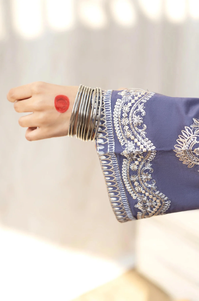 URGE - 3PC Lawn Embroidered Suit - FFU0143 - Farakh Fabrics