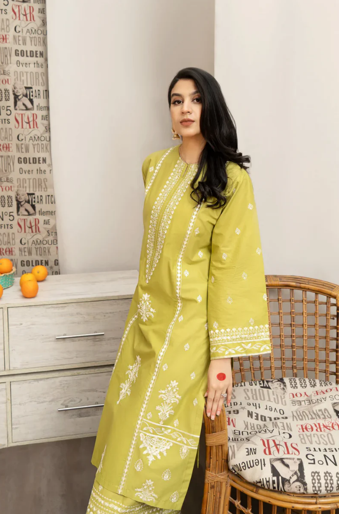 Urge - 3PC Lawn Embroidered Suit - FFU0173 - Farakh Fabrics