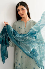Jazmin - 3PC Lawn Embroidered Dress - FFU0144 - Farakh Fabrics
