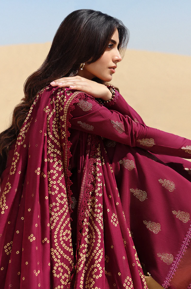 Cross Stitch - 3PC Lawn Embroidered Suit - FFU0205 - Farakh Fabrics
