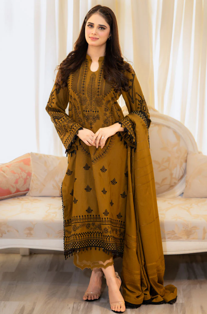 Urge - 3PC Lawn Embroidered Suit - FFU0333 - Farakh Fabrics