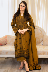 Urge - 3PC Lawn Embroidered Suit - FFU0333 - Farakh Fabrics