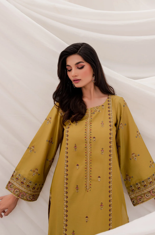 Batik - 3PC Lawn Embroidered Suit - FFU0228 - Farakh Fabrics