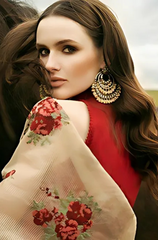 Zara Shahjahan - 3PC Lawn Embroidered Suit - FFU0142 - Farakh Fabrics
