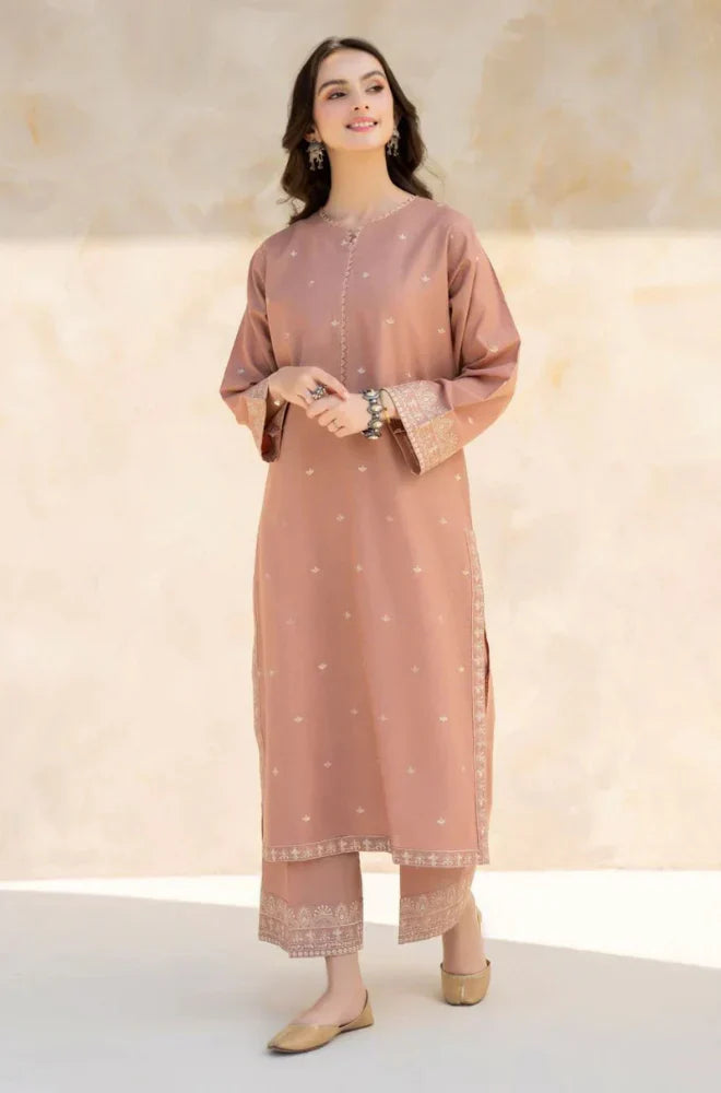 Jazmin - 2PC Lawn Embroidered Suit - FFU0145 - Farakh Fabrics