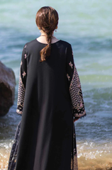 Qalamkar - 3PC Lawn Embroidered Suit - FFU0353 - Farakh Fabrics