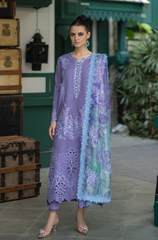 Qalamkar - 3 Piece - Lawn Embroidered Suit - ffu0021 - Farakh Fabrics
