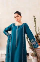 Batik - 3PC Lawn Embroidered Suit - FFU0133 - Farakh Fabrics