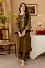Baroque - 2PC Lawn Embroidered Suit- FFU0160 - Farakh Fabrics