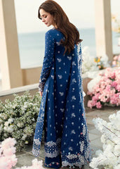 Qalamkar - 3PC Lawn ChickenKari Embroidered Suit - FFU0370 - Farakh Fabrics