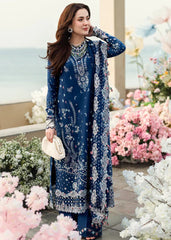 Qalamkar - 3PC Lawn ChickenKari Embroidered Suit - FFU0370 - Farakh Fabrics