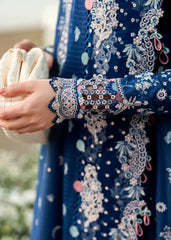 Qalamkar - 3PC Lawn ChickenKari Embroidered Suit - FFU0370 - Farakh Fabrics